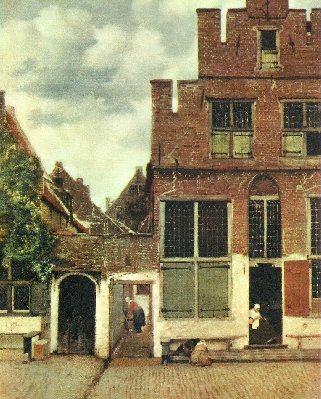 Jan Vermeer den lilla gatan china oil painting image